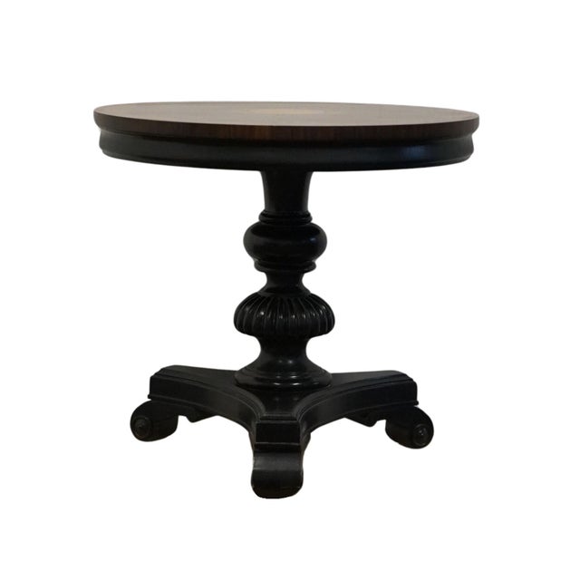 Late 20th Century Thomasville Furniture Ernest Hemingway the Fifth Column Contemporary Traditional 28" Round Accent Table 46239-231-1 For Sale - Image 5 of 8