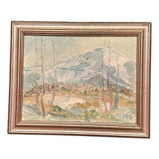 Maja Sjöberg, Nature Scene, 1950s, Oil on Canvas, Framed For Sale