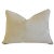 Cream & Tan Antelope Deer Linen/Velvet Feather/Down Pillow For Sale - Image 4 of 6