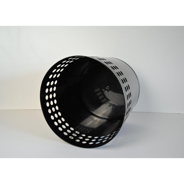 Black Black RM Wastebasket by Richard Müller, Denmark, 1970s For Sale - Image 8 of 9