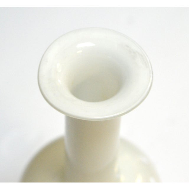 1960s 1960s Otto Brauer Danish Modern Hand Blown Gulv Vase Art Glass by Holmegaard For Sale - Image 5 of 9