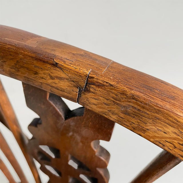 Mid-Century Oak Chairs, 1930s, Set of 6 For Sale - Image 12 of 18