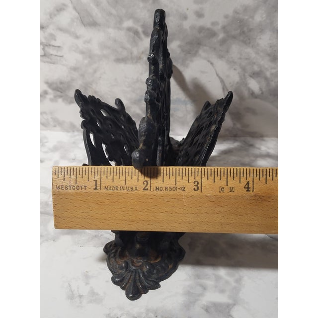 1940s Victorian Cast Iron Letter Holder For Sale - Image 15 of 16