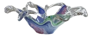 Late-20th Century Murano, Italy Free Form Art Glass Bowl