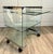 Pierangelo Gallotti 1970s Gallotti & Radice "George" Glass Bar Cart by Pierangelo Gallotti For Sale - Image 4 of 13