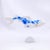 Delft Fish 2 by Nana Williams | Resin cast, Acrylic Gouache Fish sculpture with blue patterns. For Sale