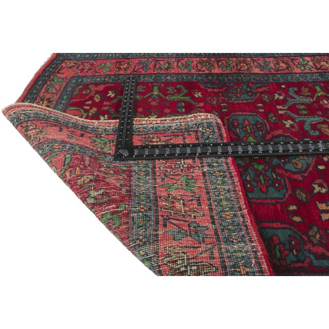 Early 20th Century Antique Persian Bijar Rug Runner - 3'08 X 18'03 For Sale - Image 5 of 10