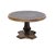 Italian Style? 44" Round Slate-Topped Game Table w. Floral Etching 28" High 44" Wide 44" Deep Apron: 23.5" High We...