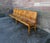 Curved Wood Bistro Bench by DG Fischel France, 1930 For Sale - Image 4 of 15