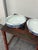 Chinoiserie Blue + White Chinoiserie Vintage Ceramic Oval Planters, Pair For Sale - Image 3 of 12