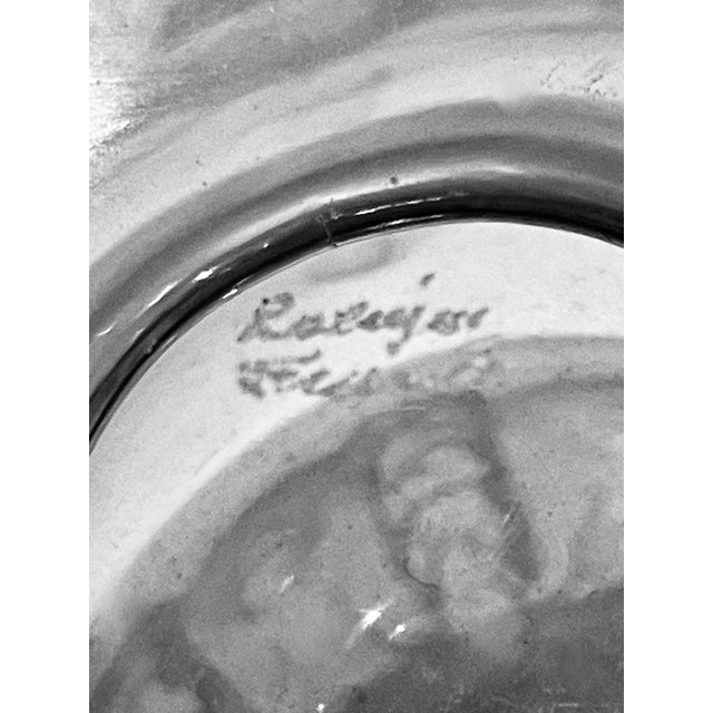 Glass Vintage Lalique Crystal Songbird Vase For Sale - Image 7 of 7