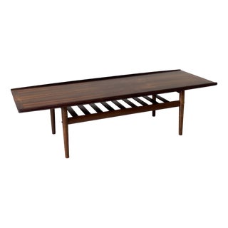 Danish Rosewood Coffee Table attributed to Svend Aage Eriksen for Glostrup, 1960s For Sale