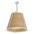 Caeli-W Monumental Steel Rattan Pendant Light, Flow Collection For Sale