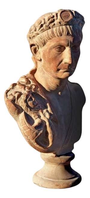 Bust in Terracotta by Traiano