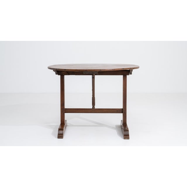 Oak Wine Tasting Table
