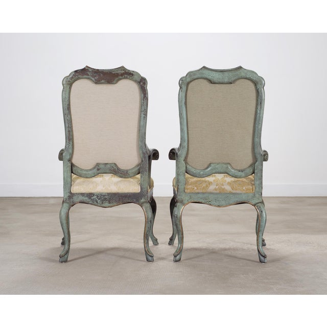 Set of Ten Minton-Spidell Country French Painted Dining Chairs For Sale - Image 18 of 18