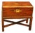 Early-Mid 19th Century English Large Campaign Lap Desk on Side Table Stand For Sale
