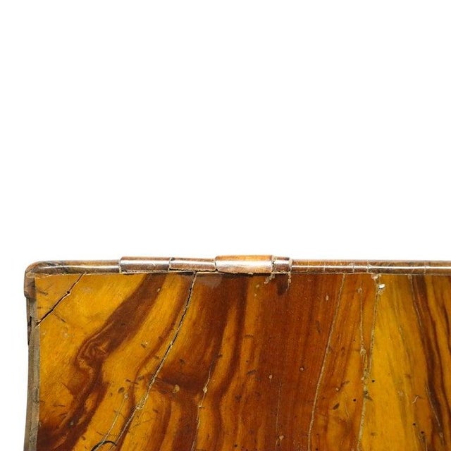 Italian Olivewood & Ormolu 2-Drawer Bombe Commode C1910 For Sale - Image 13 of 16
