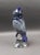 Mid 20th Century Seguso Viro Signed Large Blue & White Murano Glass Owl Figurine Sculpture For Sale - Image 4 of 10