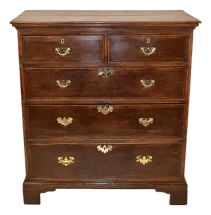 Period Georgian 18th Century English Oak Chest