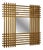 Mirror by Ettore Sottsass for Santambrogio & De Berti, 1959 For Sale