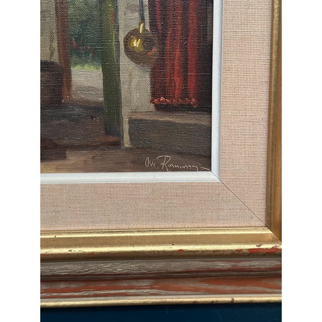 Osvald Rasmussen, Kitchen II, 1960s, Oil on Canvas For Sale - Image 12 of 13