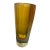 Signed Goran Warff for Kosta Boda Sweden 10” Long Faceted Sommerso Vase For Sale