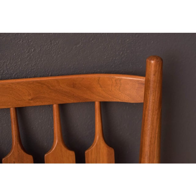 Walnut Kipp Stewart & Stewart McDougall Drexel Declaration Full Headboard For Sale - Image 10 of 12