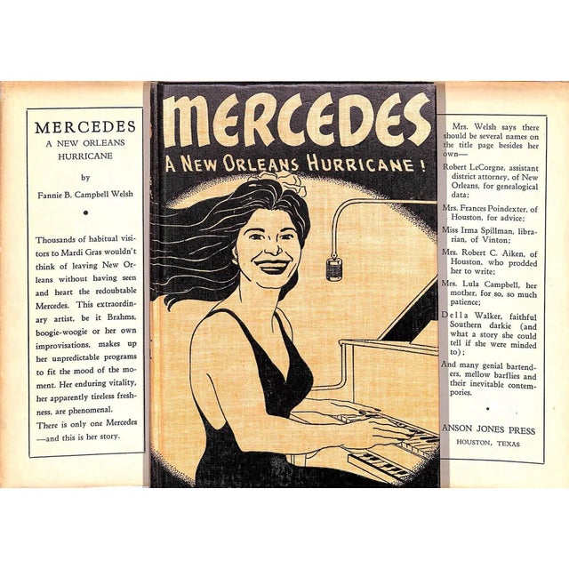 WELSH, Fannie B. Campbell [228] pp. Anson Jones Press 1948 9" x 5 3/4" She was the beloved pianist at Pat O'Briens back...