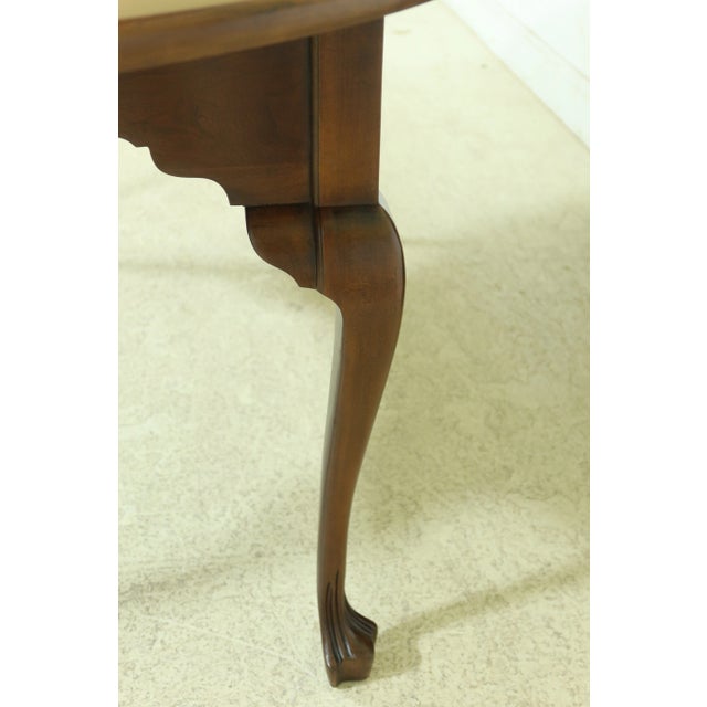 Traditional Statton Old Towne Cherry Oval Dining Room Table For Sale - Image 3 of 12