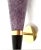 Purple Murano Glass Sconces, Signed Mila Schon Italy 1970s For Sale - Image 10 of 12