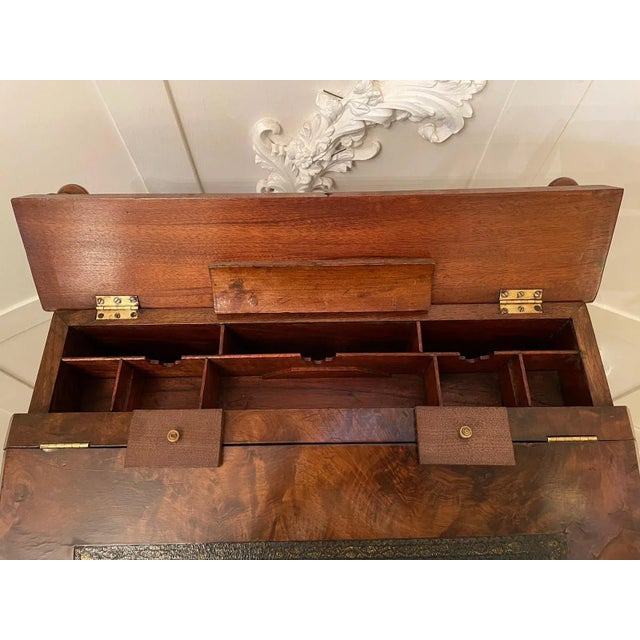 Victorian Antique Freestanding Walnut Ladies Davenport, 19th Century For Sale - Image 5 of 15