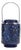Snowflake Punched Metal Candle Lantern 9.5"H For Sale