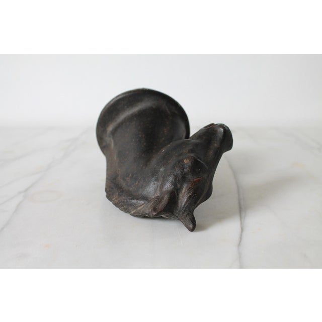 Cast Iron Sculpted Horse Head Hitching Post Topper For Sale - Image 10 of 11