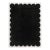 Fossay Shag Machine Woven Rug Black 6x8 For Sale