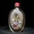 This is a charming vintage Chinese snuff bottle, crafted from Liuli (traditional Chinese glass) with a finely detailed...