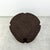 Chocolate Vintage Round Chocolate Brown Cork Coffee or Side Table – 1970s Postmodern For Sale - Image 8 of 10