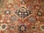 Antique Mahal Sultanabad Rug, Hand-Knotted Wool, Geometric Pattern, Rust-Red & Navy, 10x12 For Sale - Image 10 of 16