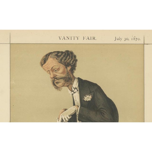 Vanity Fair, Victorian Gentleman Statesman, 1870, Chromolithograph on Paper For Sale - Image 4 of 10