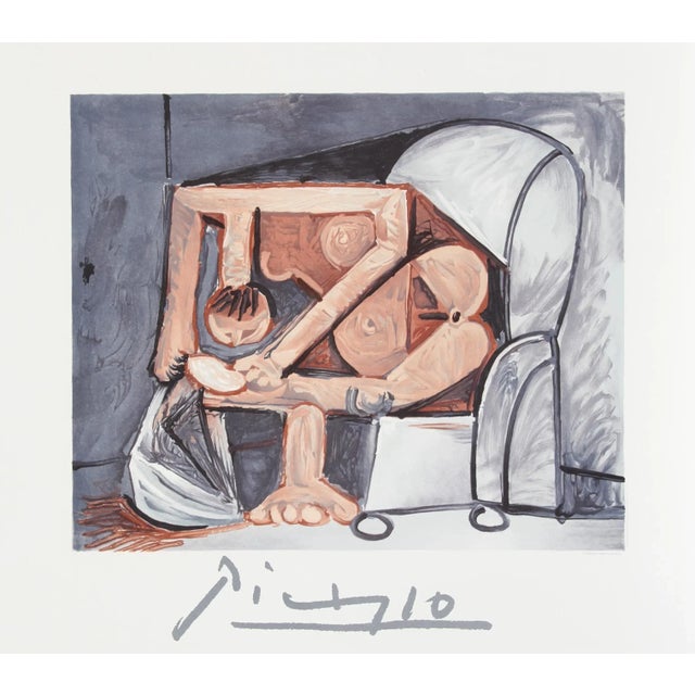 1980s "Femme a la Toilette" Lithograph After Pablo Picasso For Sale