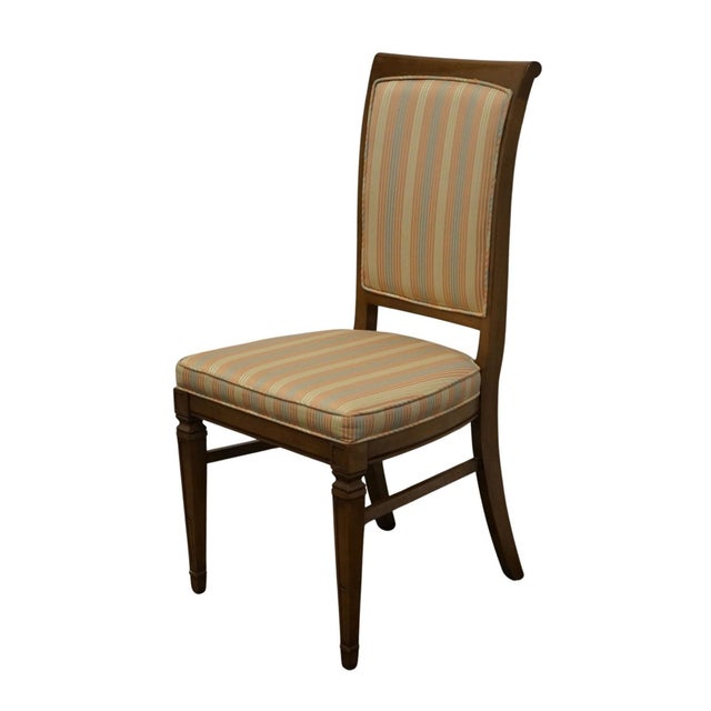 HIGH END VINTAGE Solid Cherry Italian Neoclassical Regency Revival Dining Side Chair Cannot identify manufacturer, but...