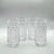 A set of four heavy crystal highball glasses. These are part of the Aston collection by Lauren Ralph Lauren Crystal, and...
