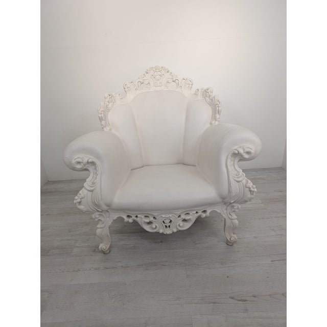 Italian Louis Style Outdoor Armchair by Magis For Sale - Image 3 of 15