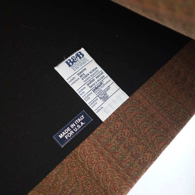 B&B Italia Afra & Tobia Scarpa “Erasmo” Sofa For Sale - Image 4 of 5