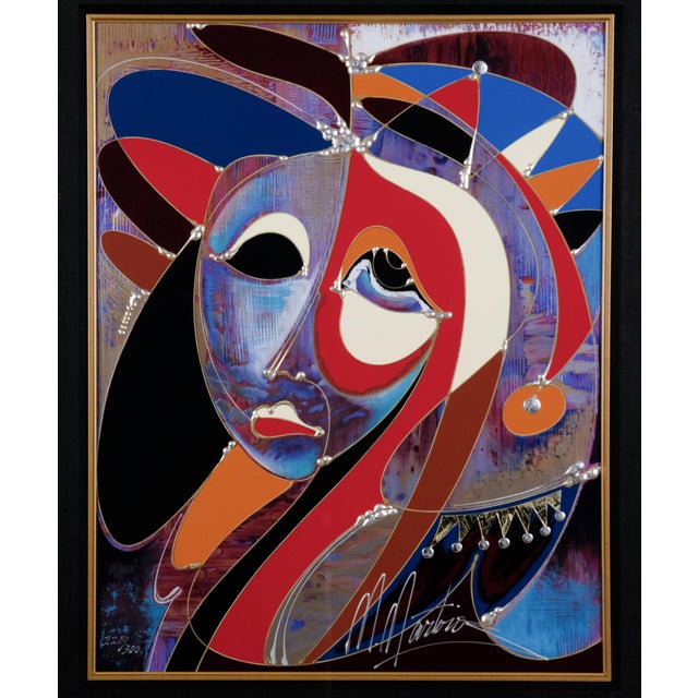 Excellent Condition 1999 Print with Park West Gallery Certificate of Authenticity Martiros Manoukian "Introspection"...