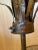Metal 1960s Italian Decorative Floral Floor Lamp With Side Tables For Sale - Image 7 of 13
