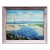Mid Century Tidal Pools & Lighthouse Landscape by L. Clogston For Sale