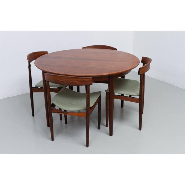 1950s Danish Modern Rosewood Extendable Dining Table by Arne Vodder for Sibast, 1950s For Sale - Image 5 of 18