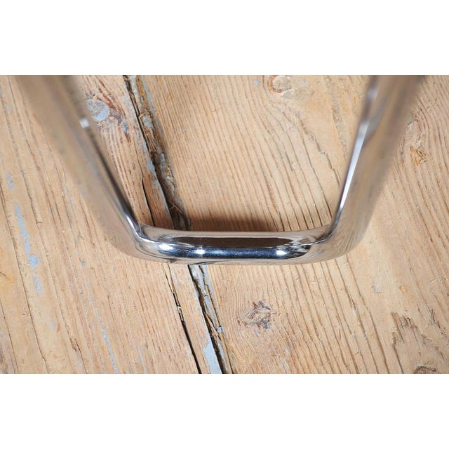 Bauhaus Dining Table, attributed to R. Slezák, Chrome, Polished Oak, Czech, 1930s For Sale - Image 12 of 18