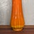Vintage Dark Orange Le Smith Ribbed Bittersweet Mid Century Modern Swung Vase For Sale - Image 6 of 8